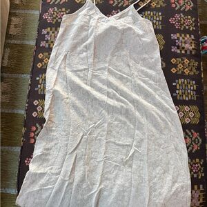 Calypso St. Barth Cream Maxi Dress with Lace Print